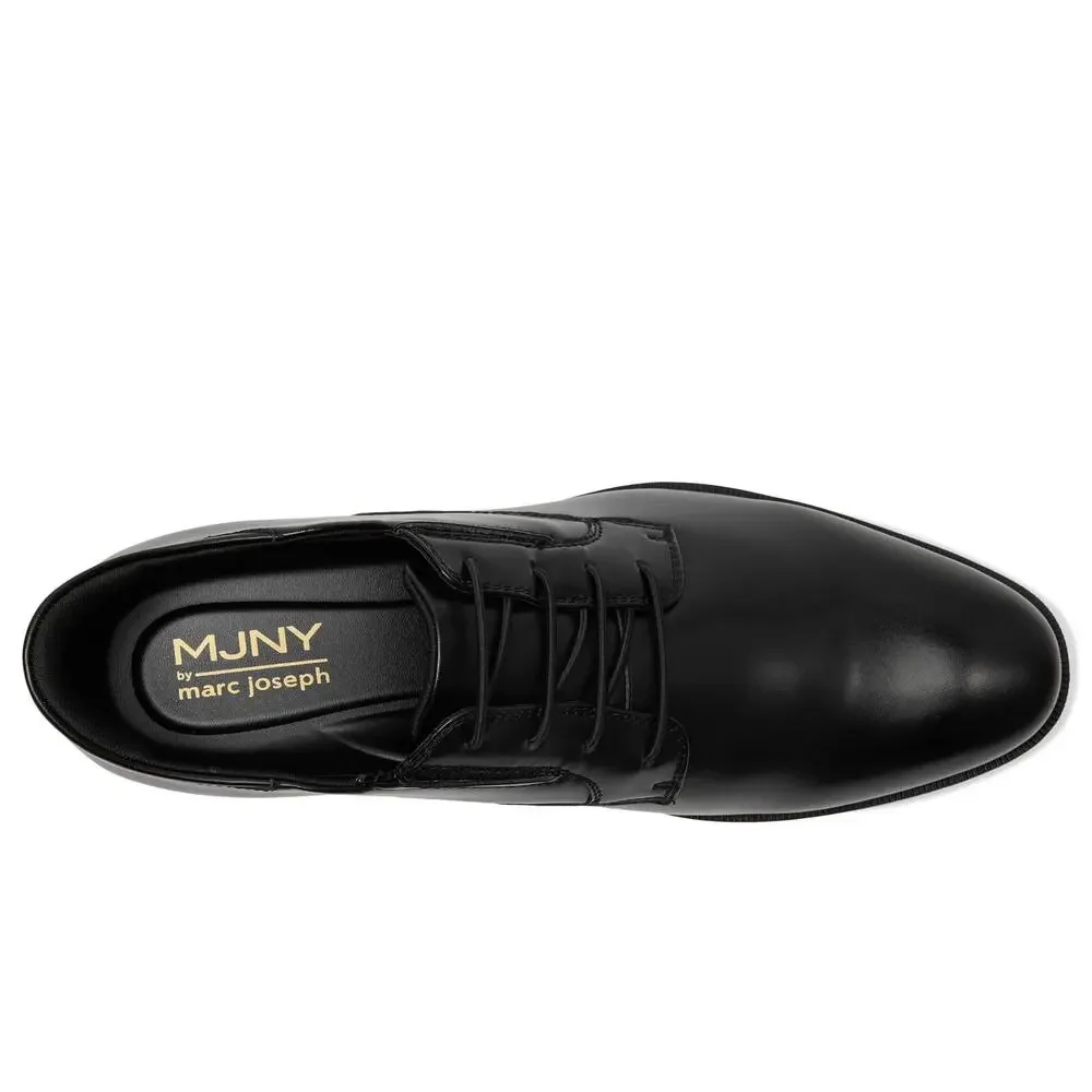 MARC JOSEPH NEW YORK MEN'S BAKER STREET OXFORD -BLACK NAPA LEATHER 8 MEDIUM
